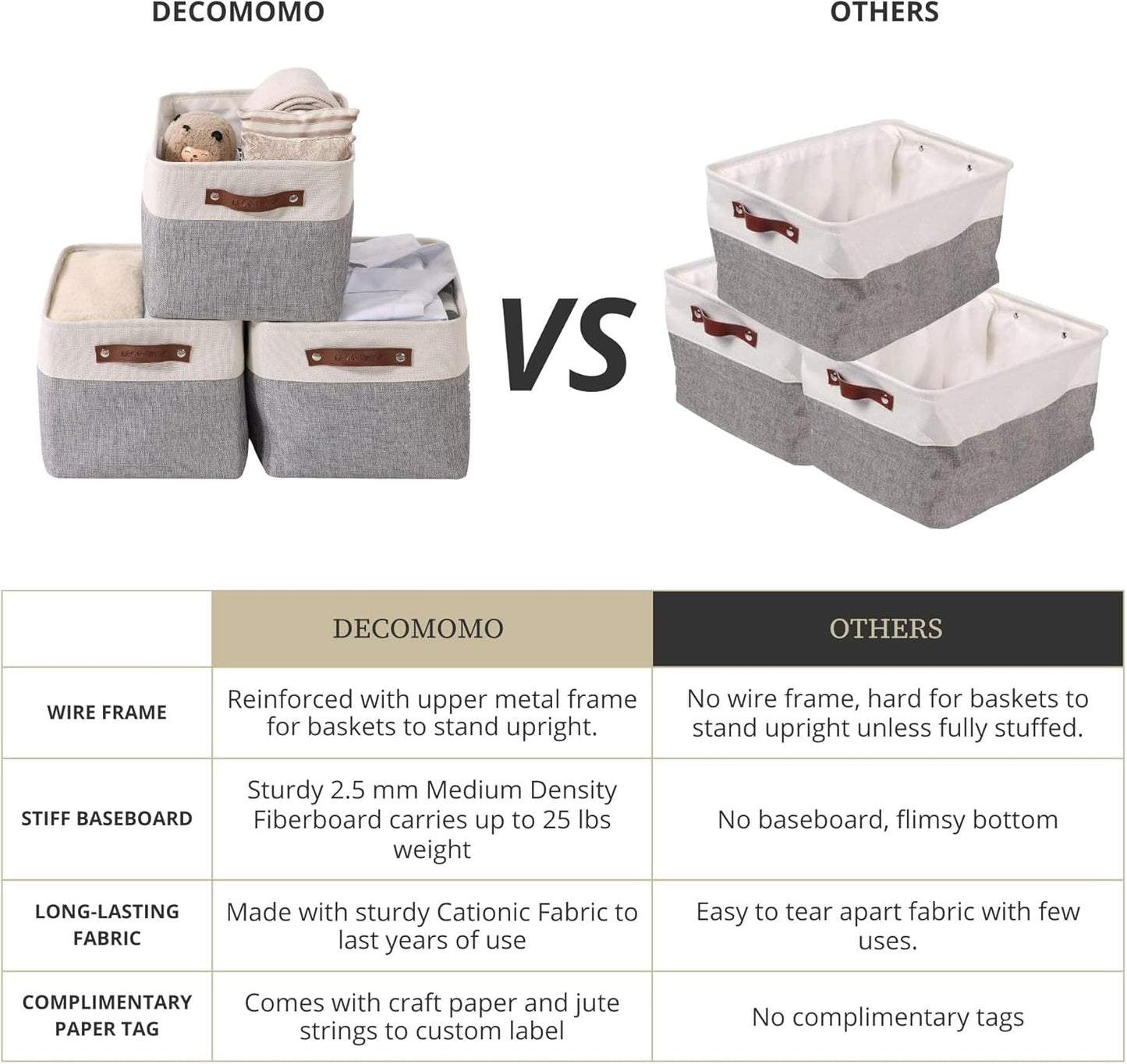 Fabric Closet Organizers and Storage Bins