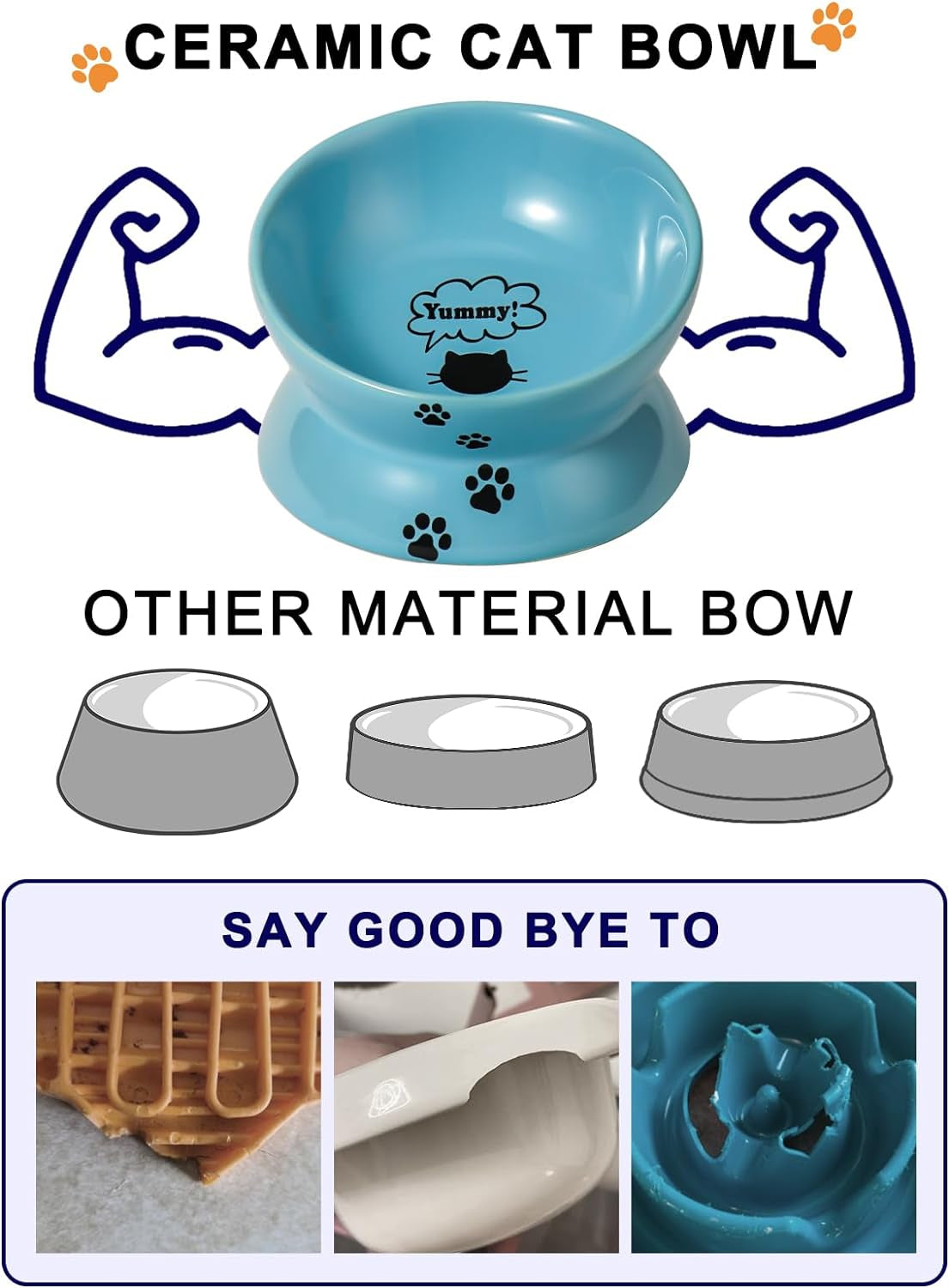 Ceramic Raised Bowl