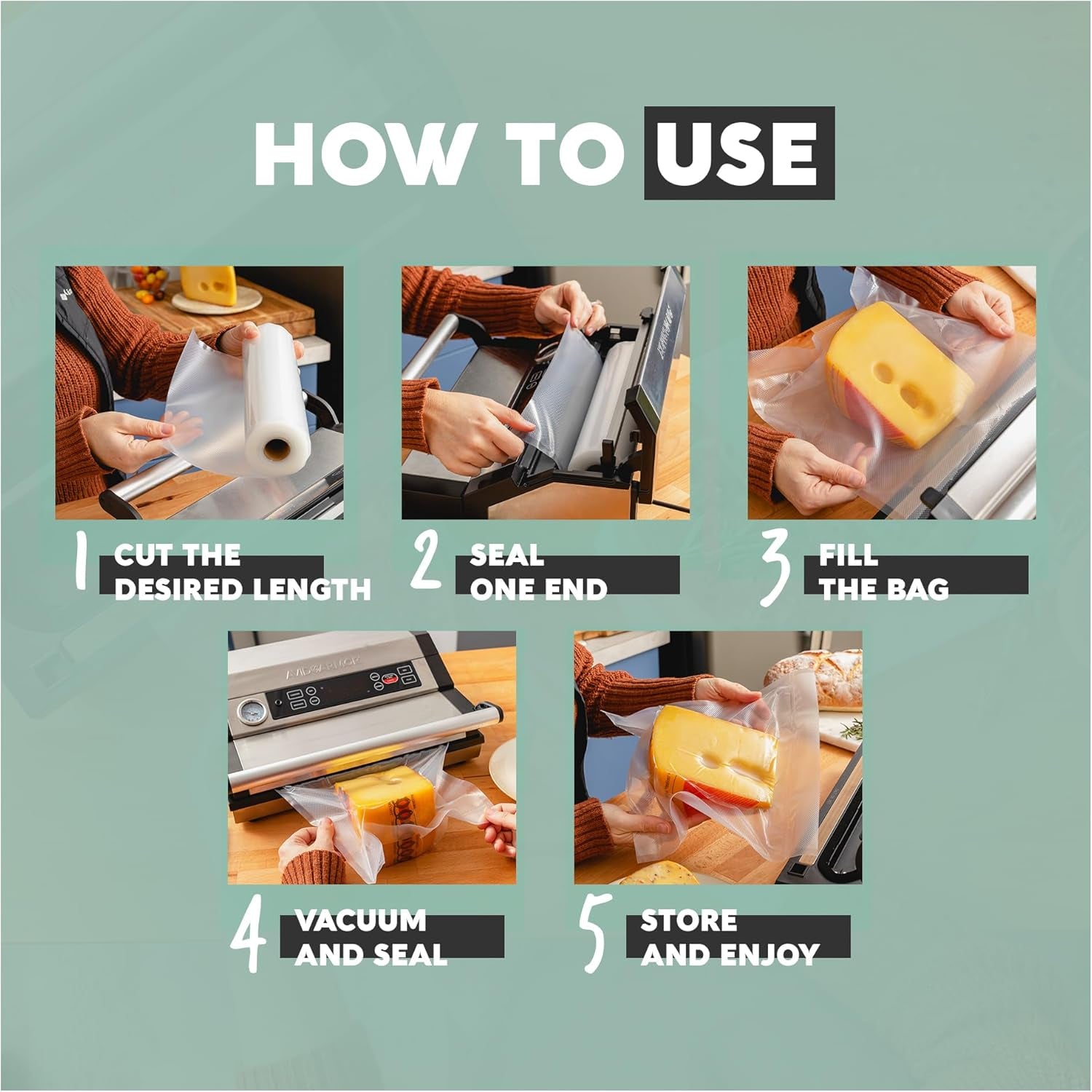 Non-Bpa Vacuum Sealer Bags