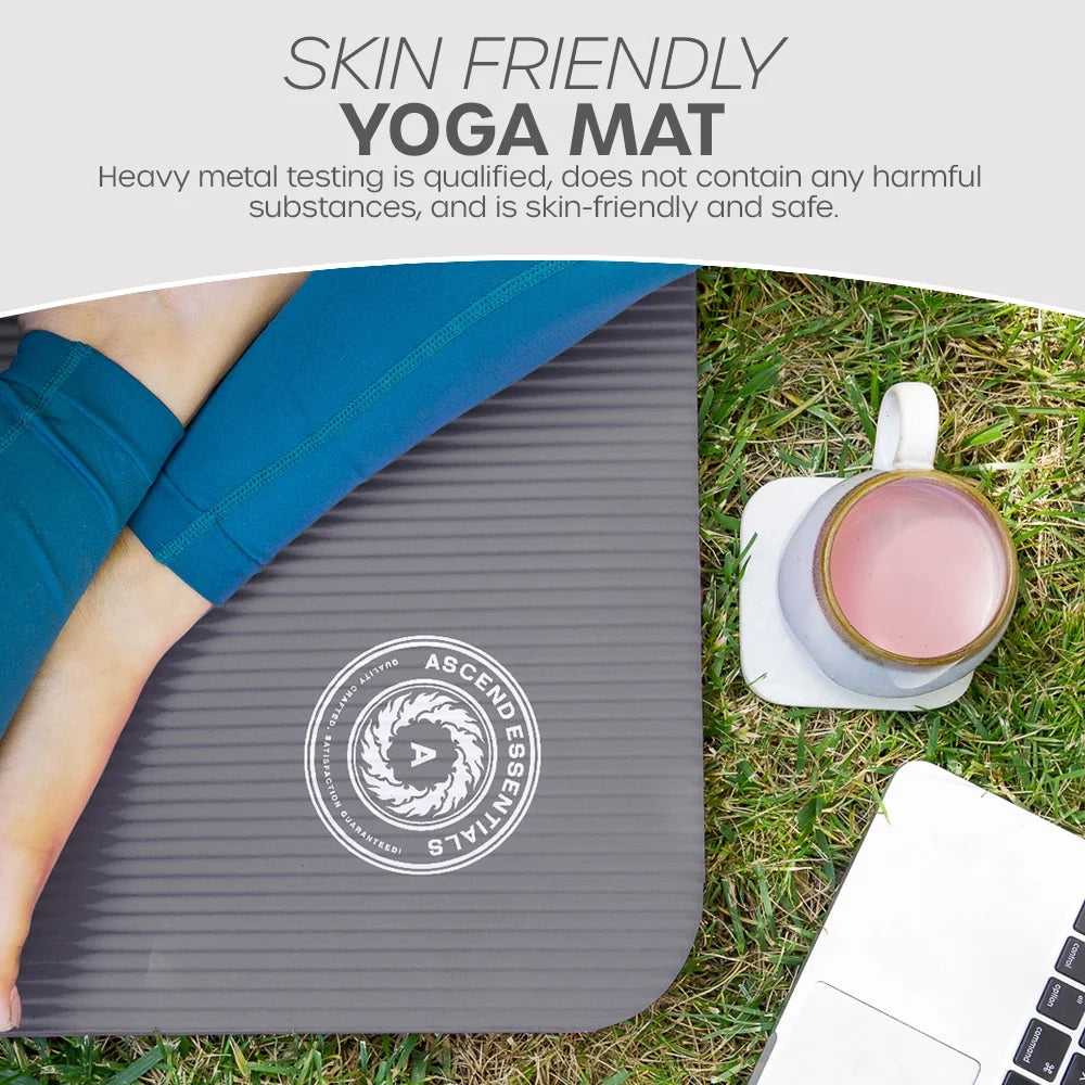 Lightweight Yoga Mat with Carry Strap
