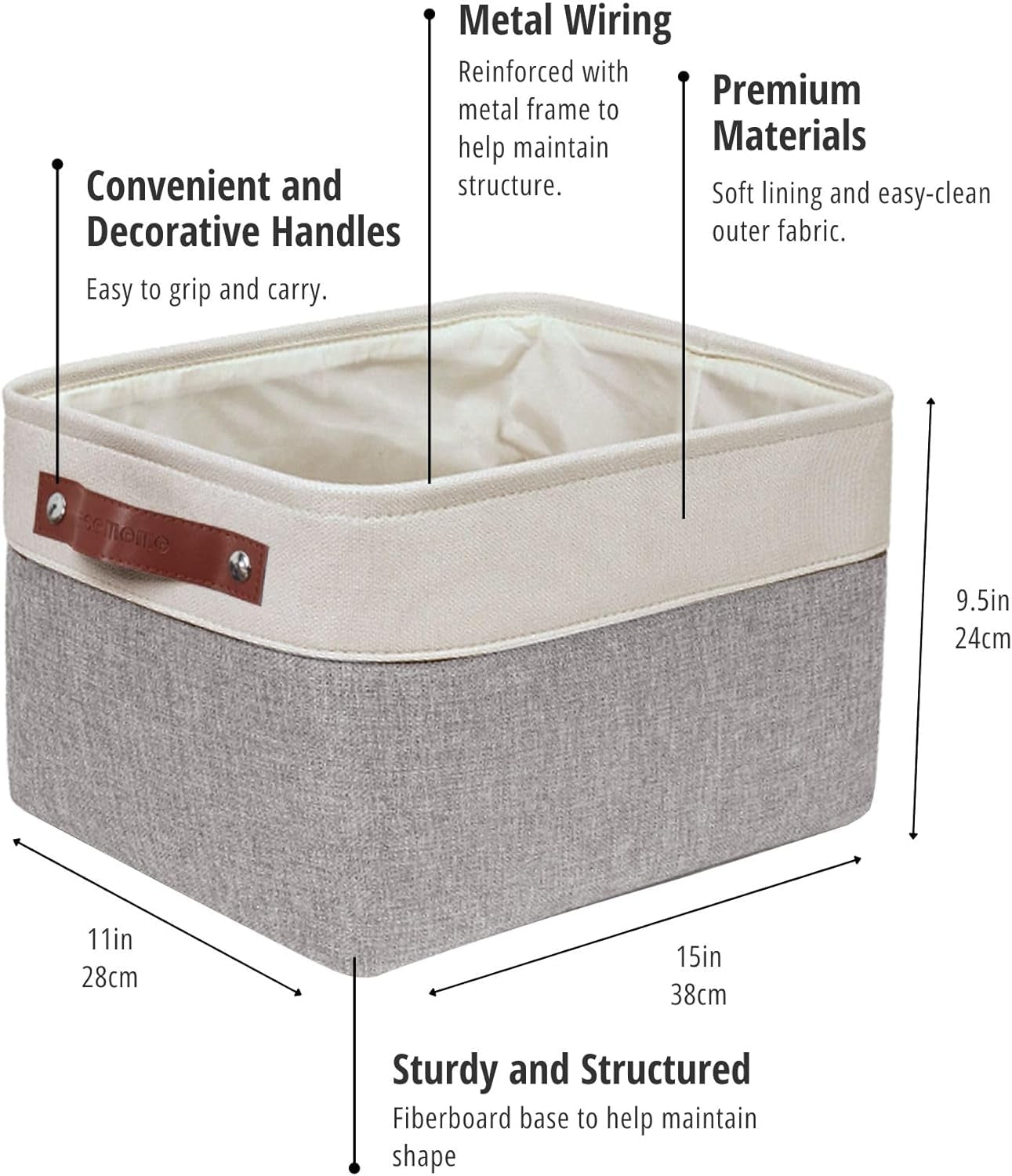 Fabric Closet Organizers and Storage Bins