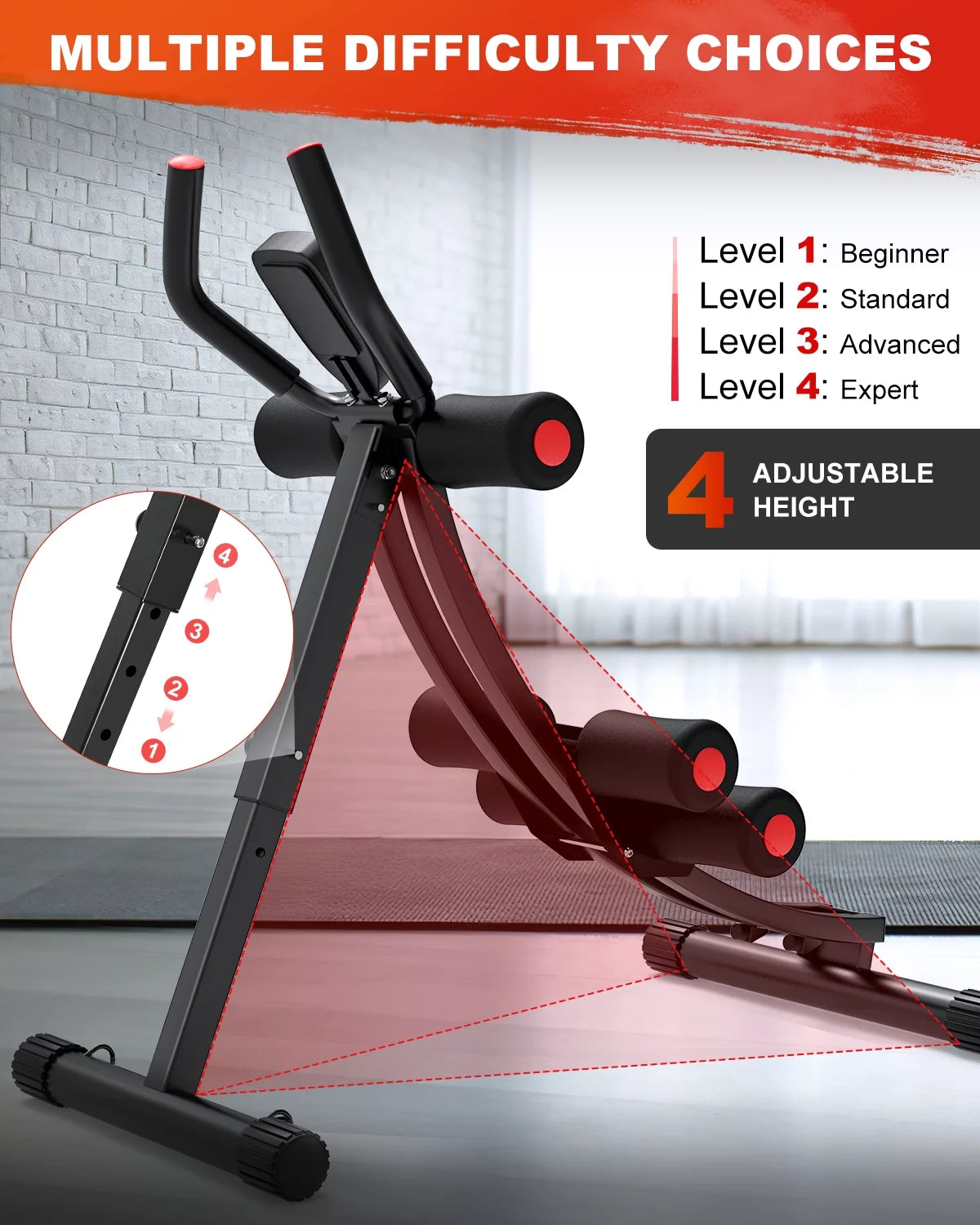 Foldable Ab Machine For Home