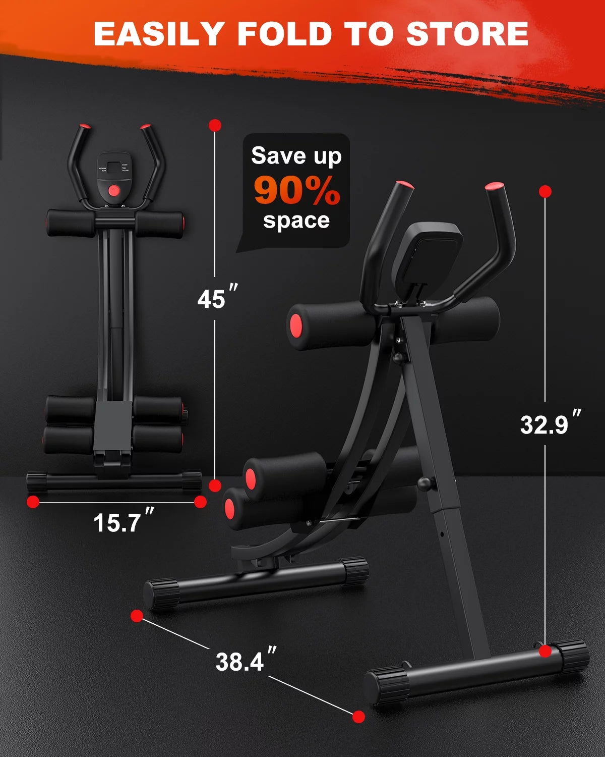 Foldable Ab Machine For Home