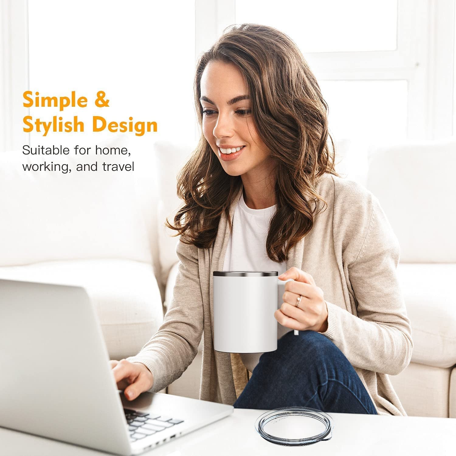 12.2 Oz Self Stirring Coffee Mug