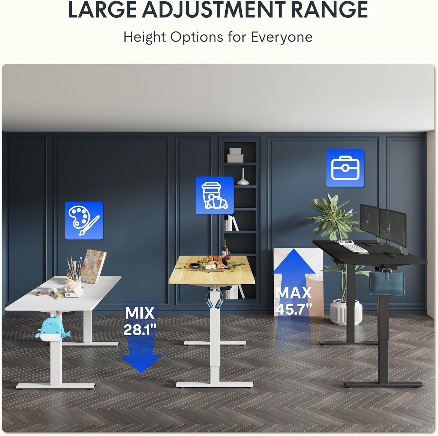 One-Piece Electric Standing Desk