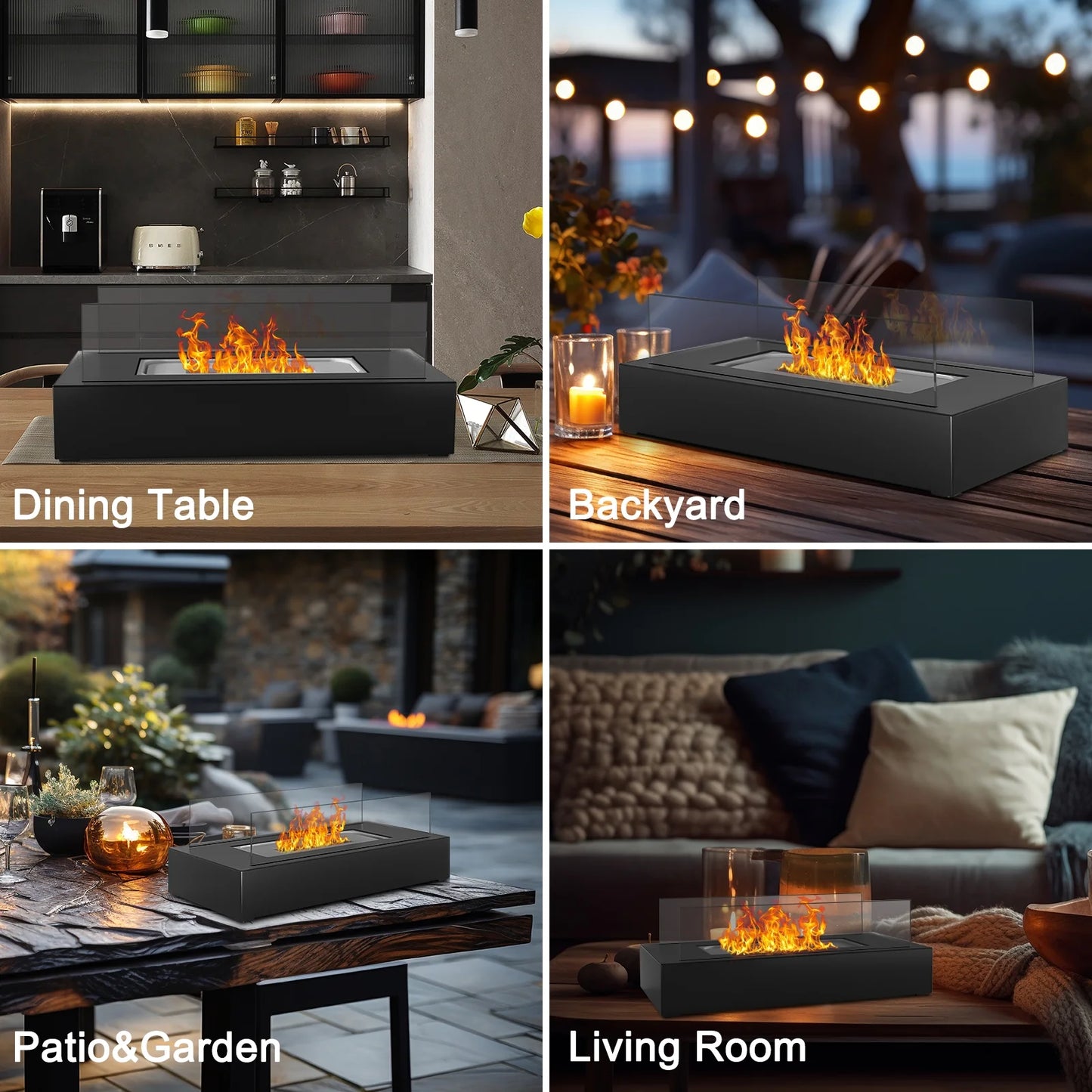 Portable Tabletop Fire Pit 