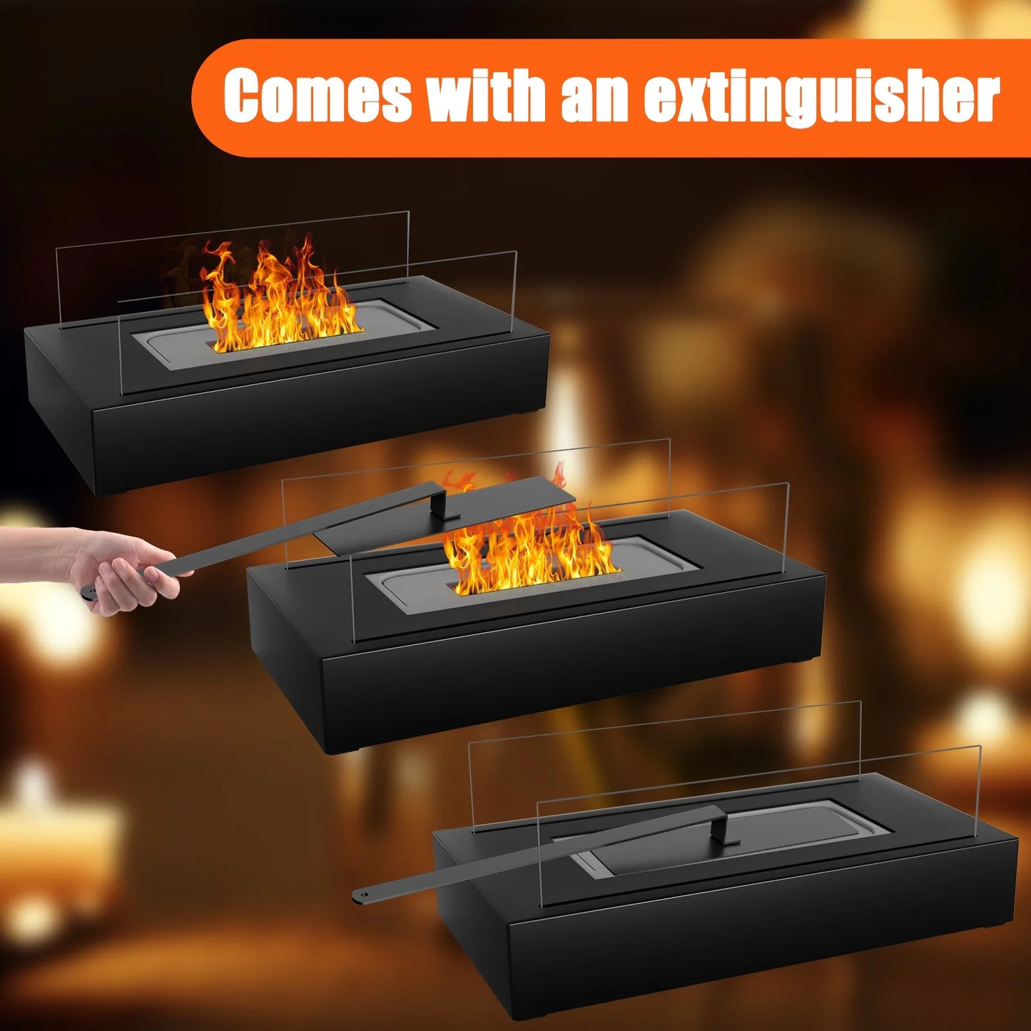 Portable Tabletop Fire Pit 