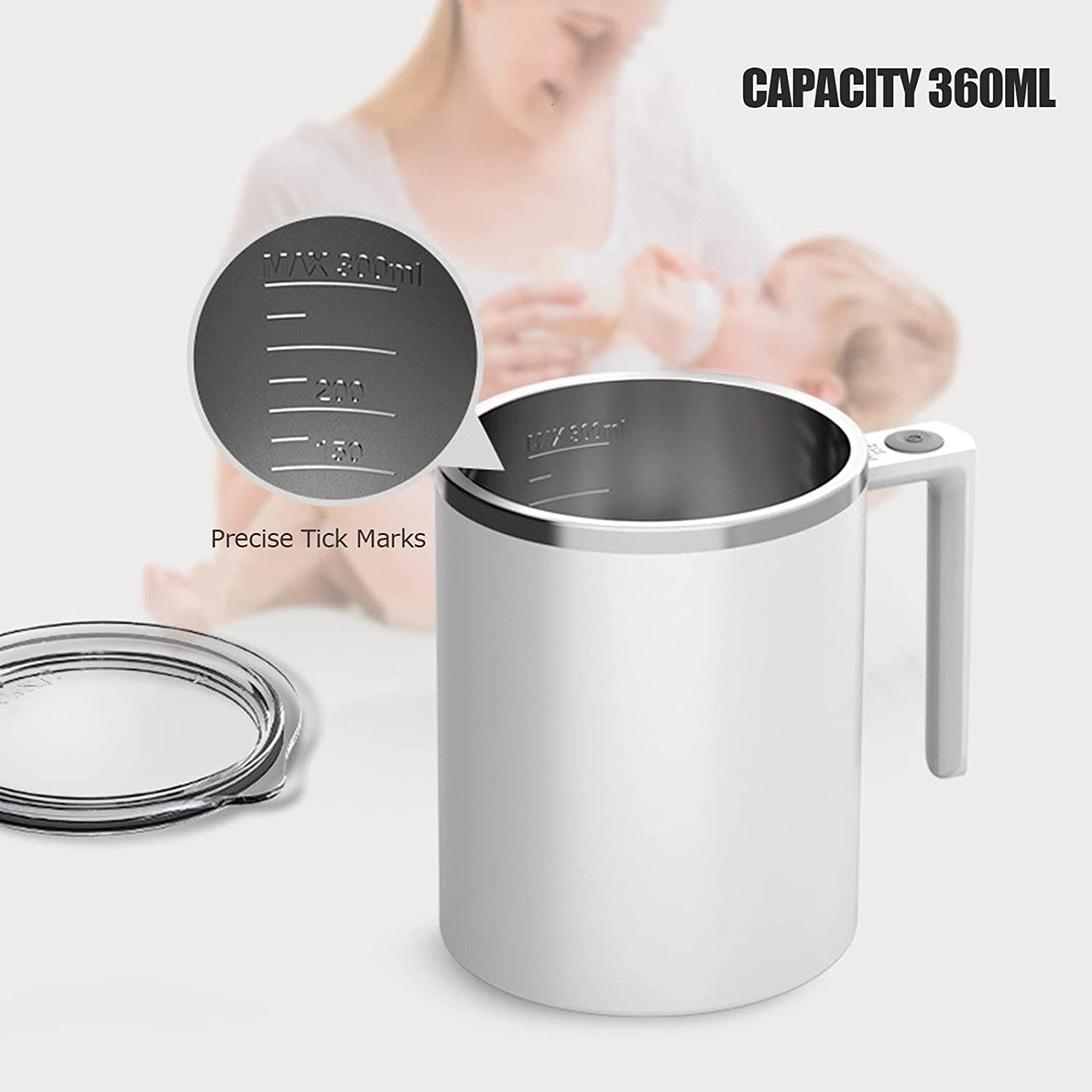 12.2 Oz Self Stirring Coffee Mug