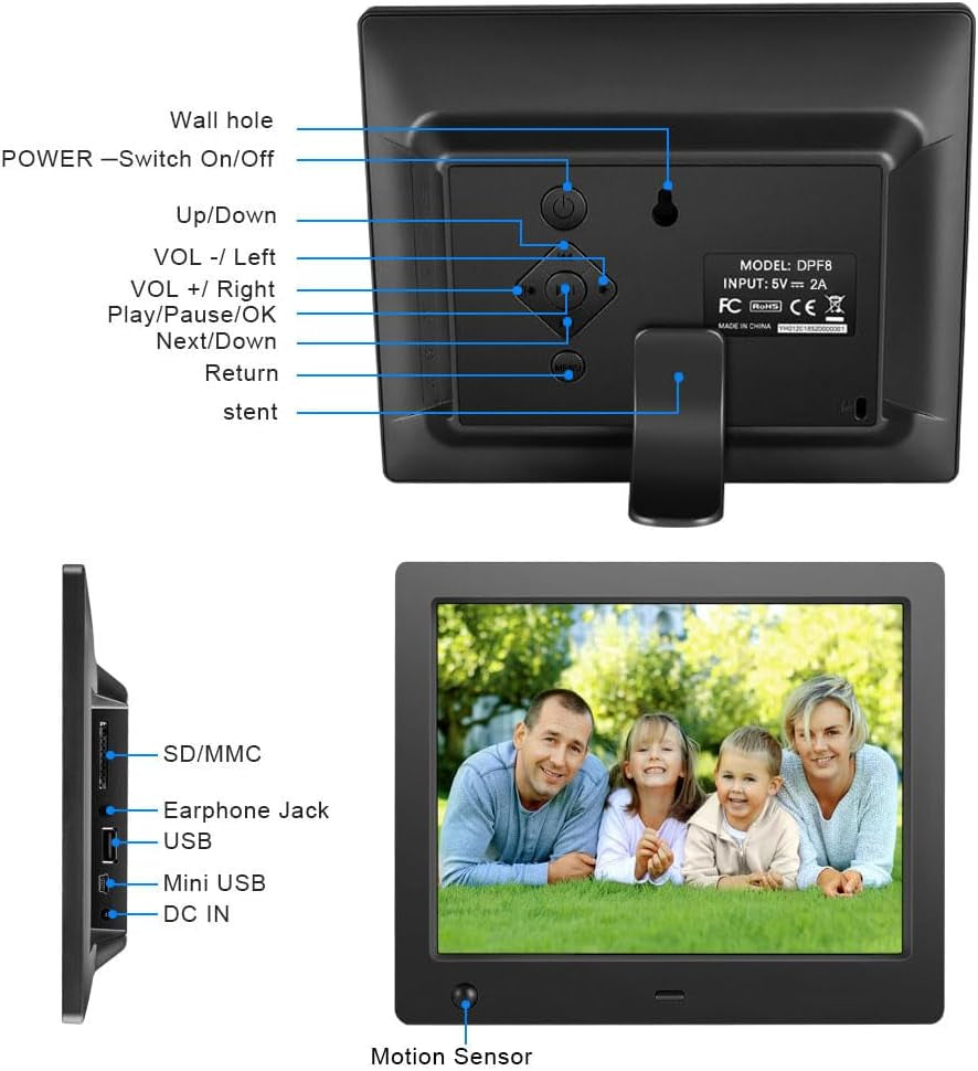  8 Inch Digital Picture Frame
