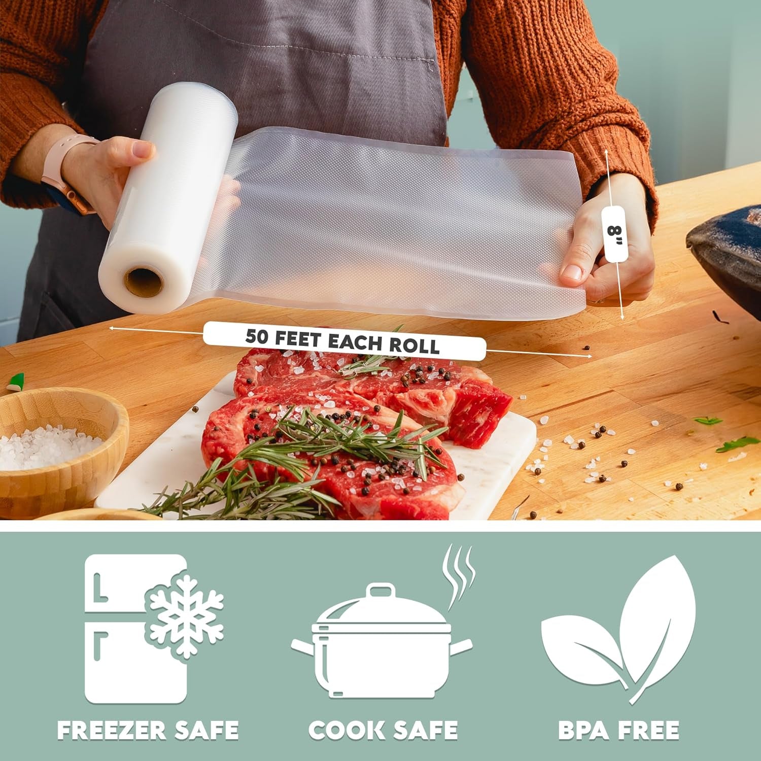 Non-Bpa Vacuum Sealer Bags