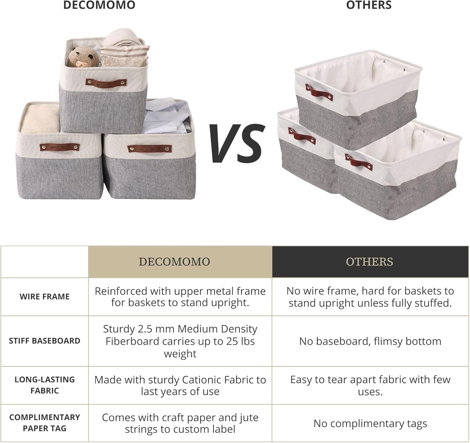 Fabric Closet Organizers and Storage Bins
