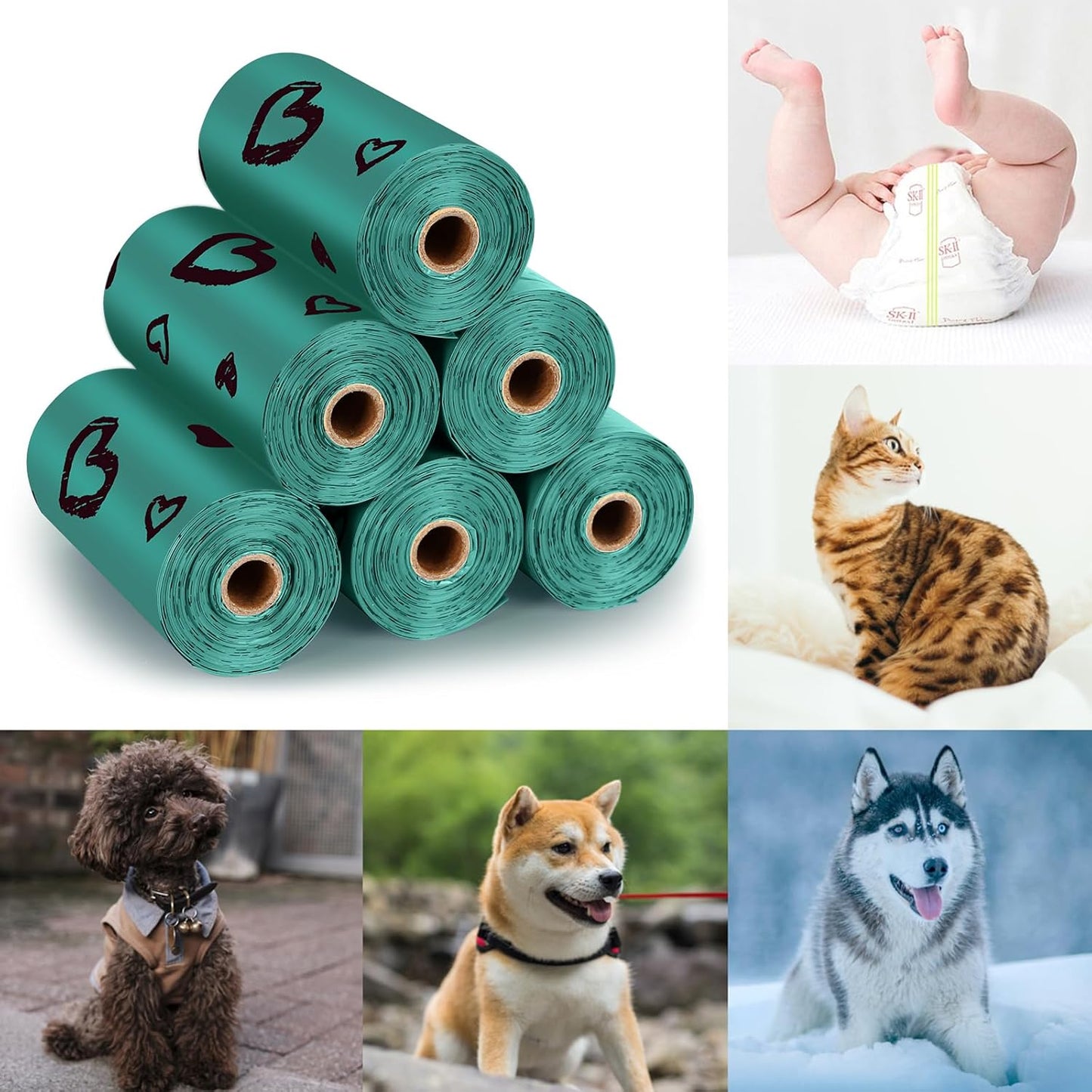 Dog Poop Bag Rolls 