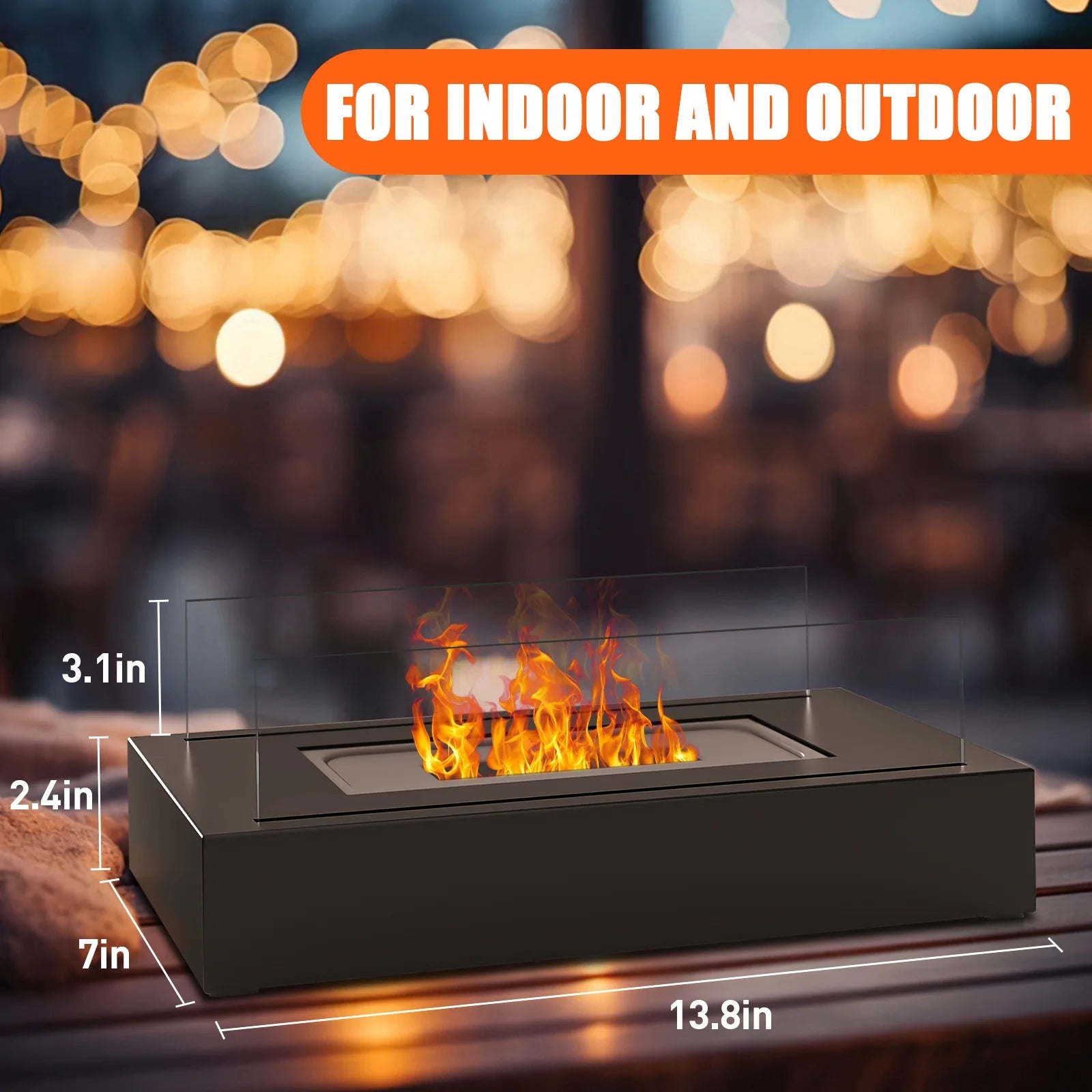 Portable Tabletop Fire Pit 